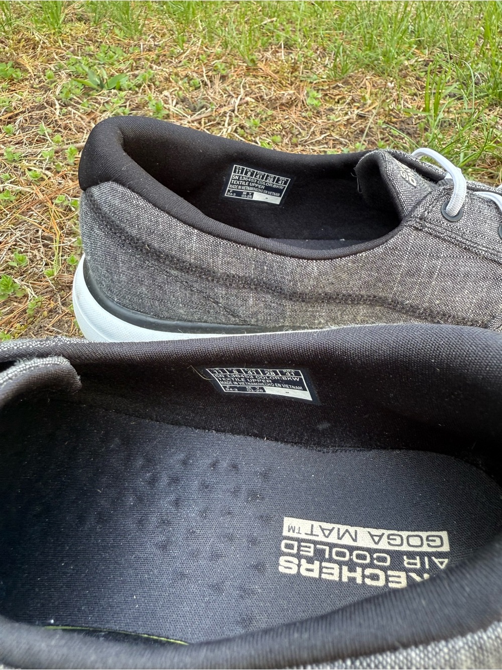 Skechers On-The-GO Flex Ashore Men's Boat Shoes Grey, Size 11 - Picture 7 of 10